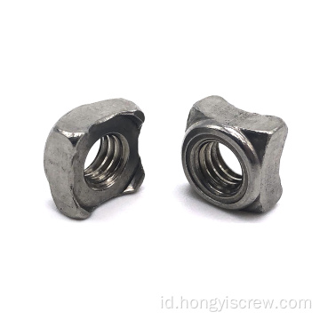 Four Corners Square Square Threaded Welding Nuts